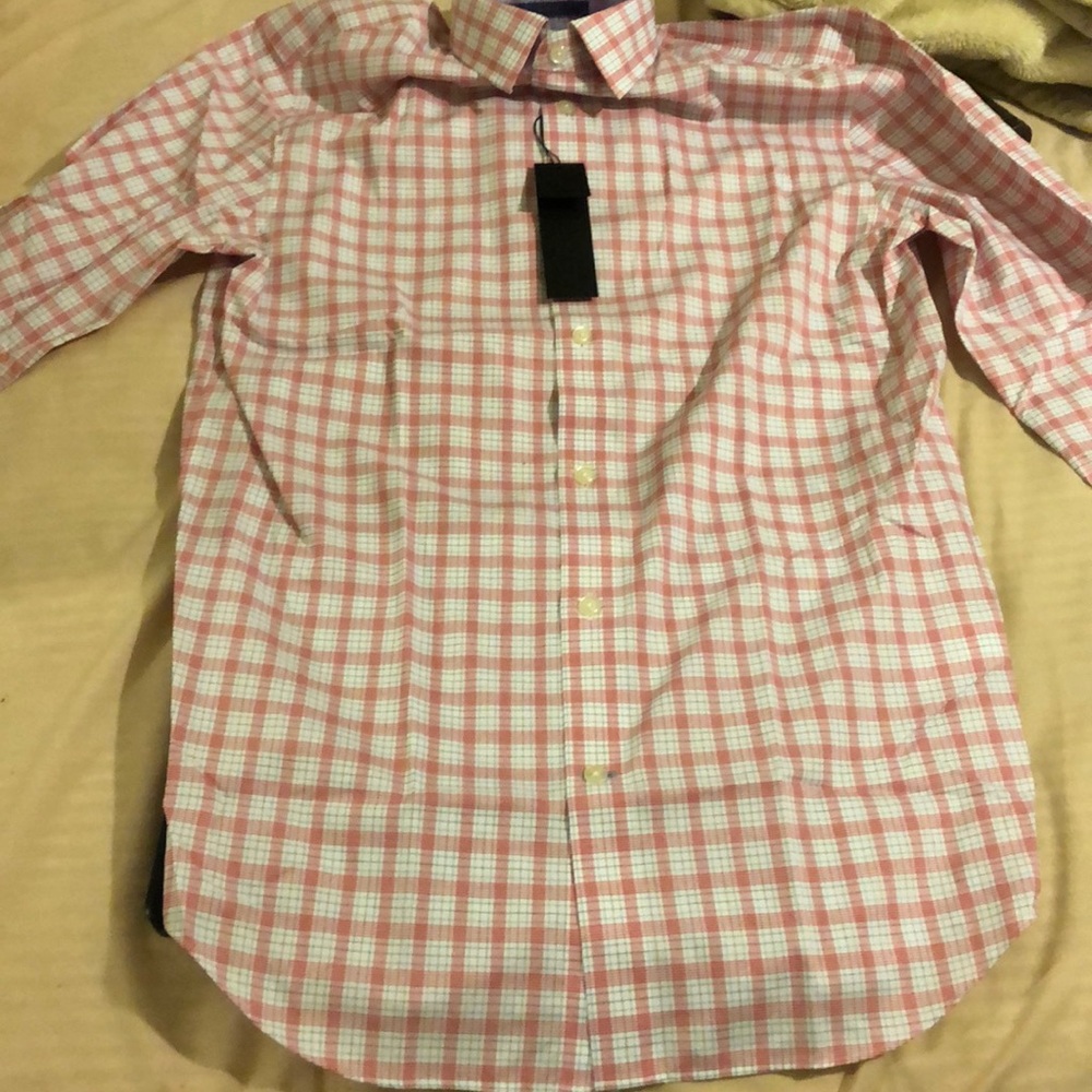 Banana Republic men’s plaid dress shirt